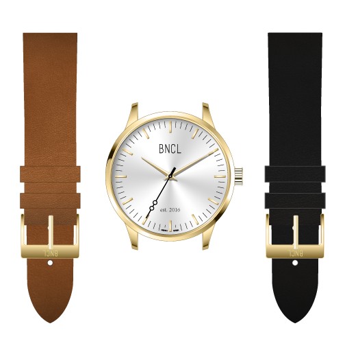 Boîtier Or - 2 bracelets