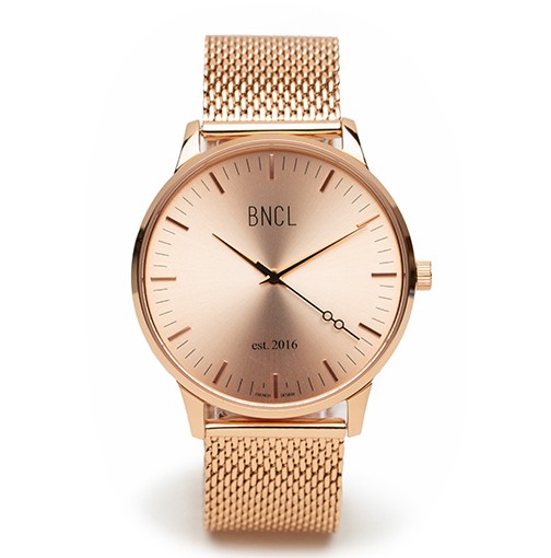 Or rose - Or rose : Noir - Or rose métal