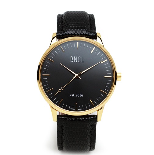 Or - Noir : Noir lézard - Or