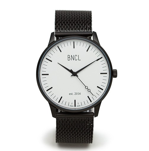 Noir - Blanc : Bleu - Noir métal