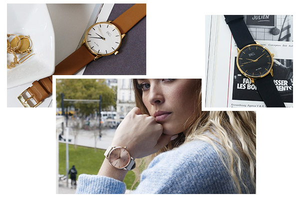 montre bracelet cuir femme